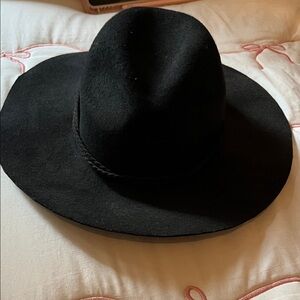 American eagle 🦅 Stylish Black Wide-Brim Hat